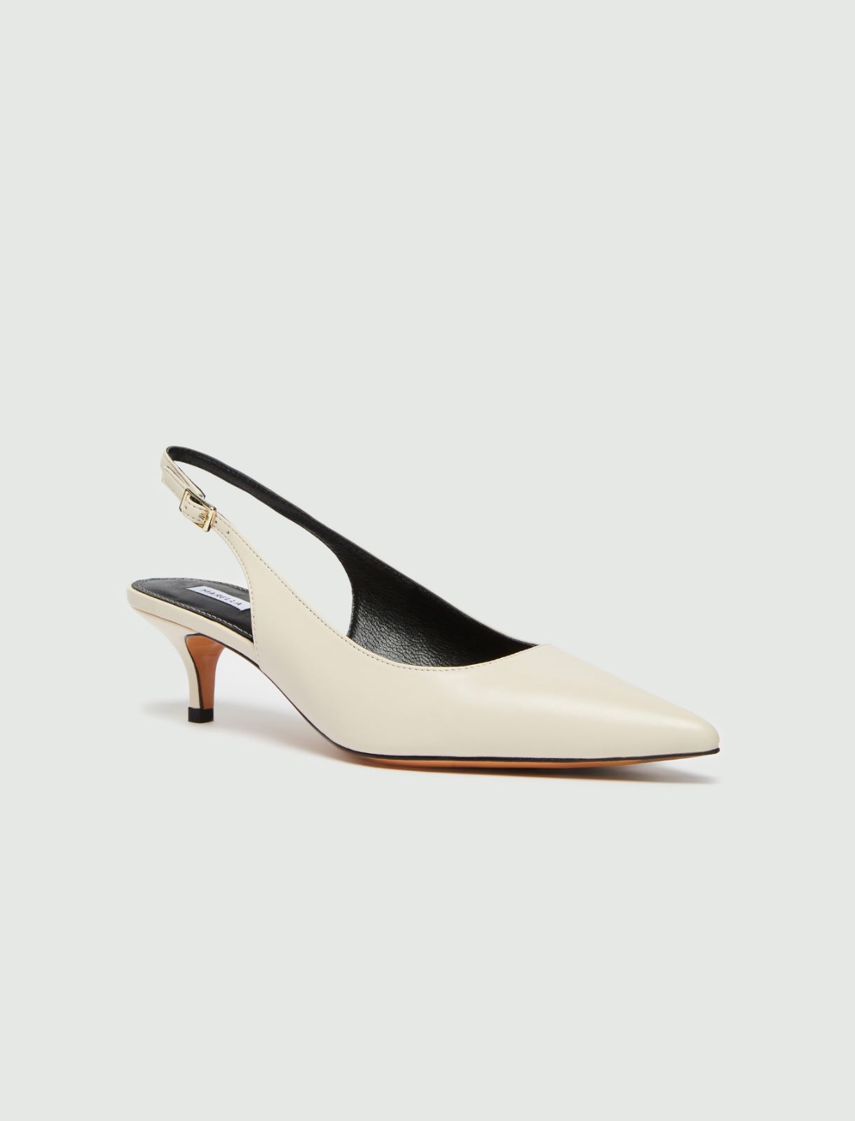 Slingback a punta - Bianco - Marella - 2