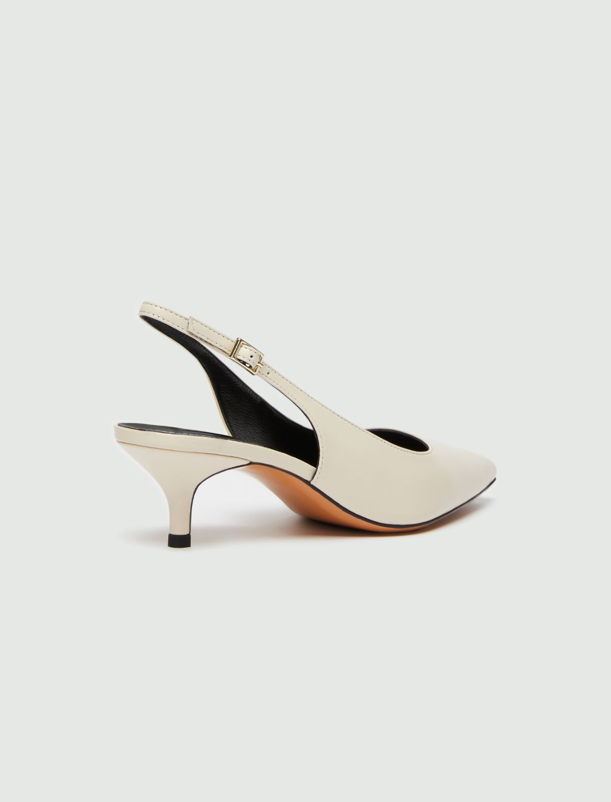 Slingback a punta - Bianco - Marella - 3