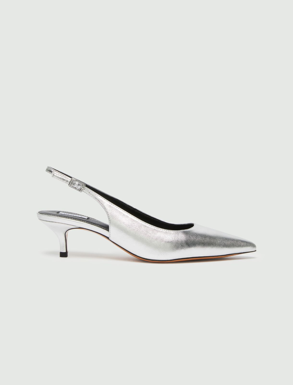 Slingback a punta - Argento - Marella