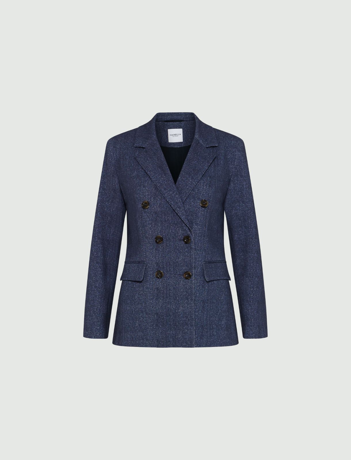 Blazer in jersey - Blu - Marella