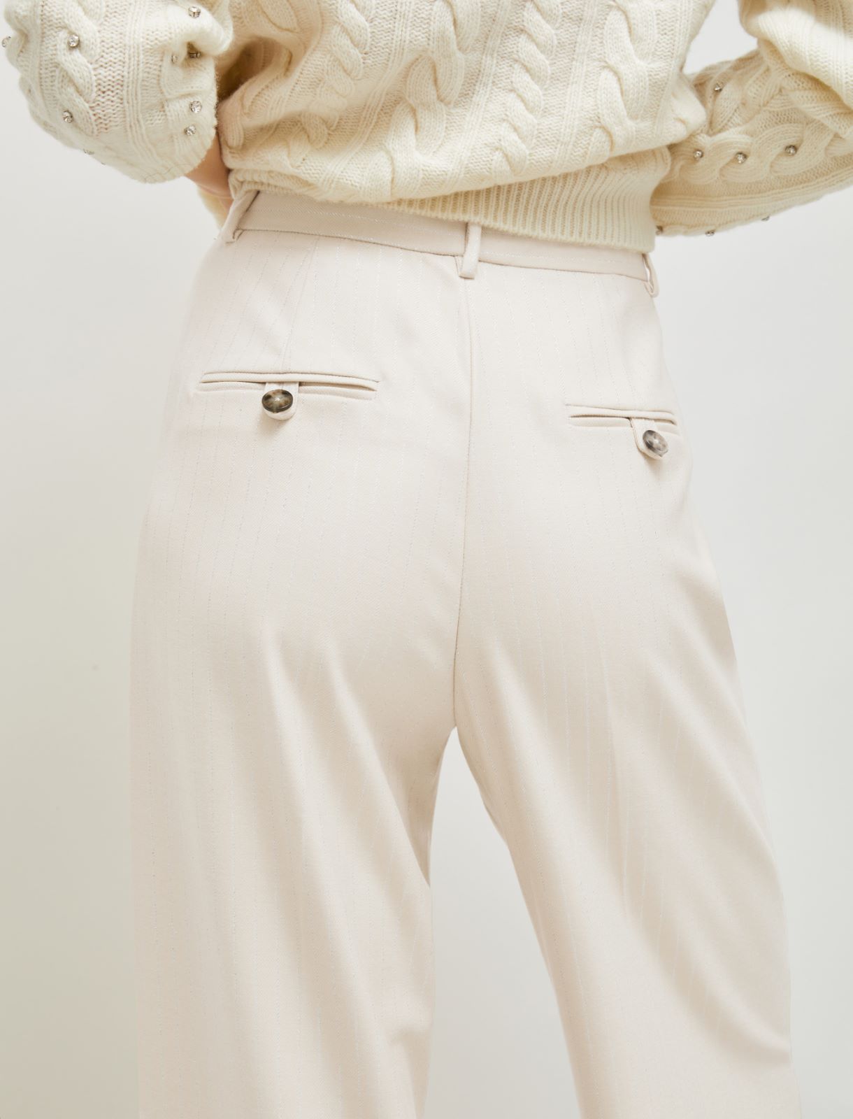 Wide-leg trousers - Cream - Marella - 5