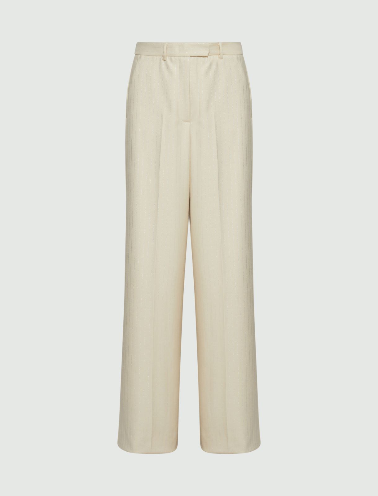 Wide-leg trousers - Cream - Marella