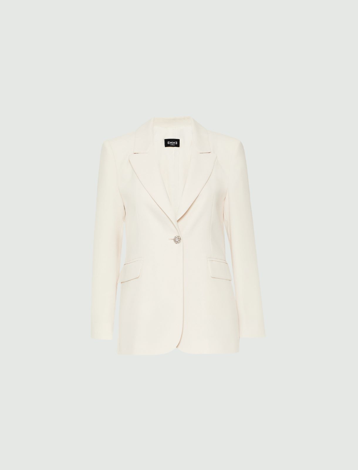 Slim-fit blazer - White - Marella - 4