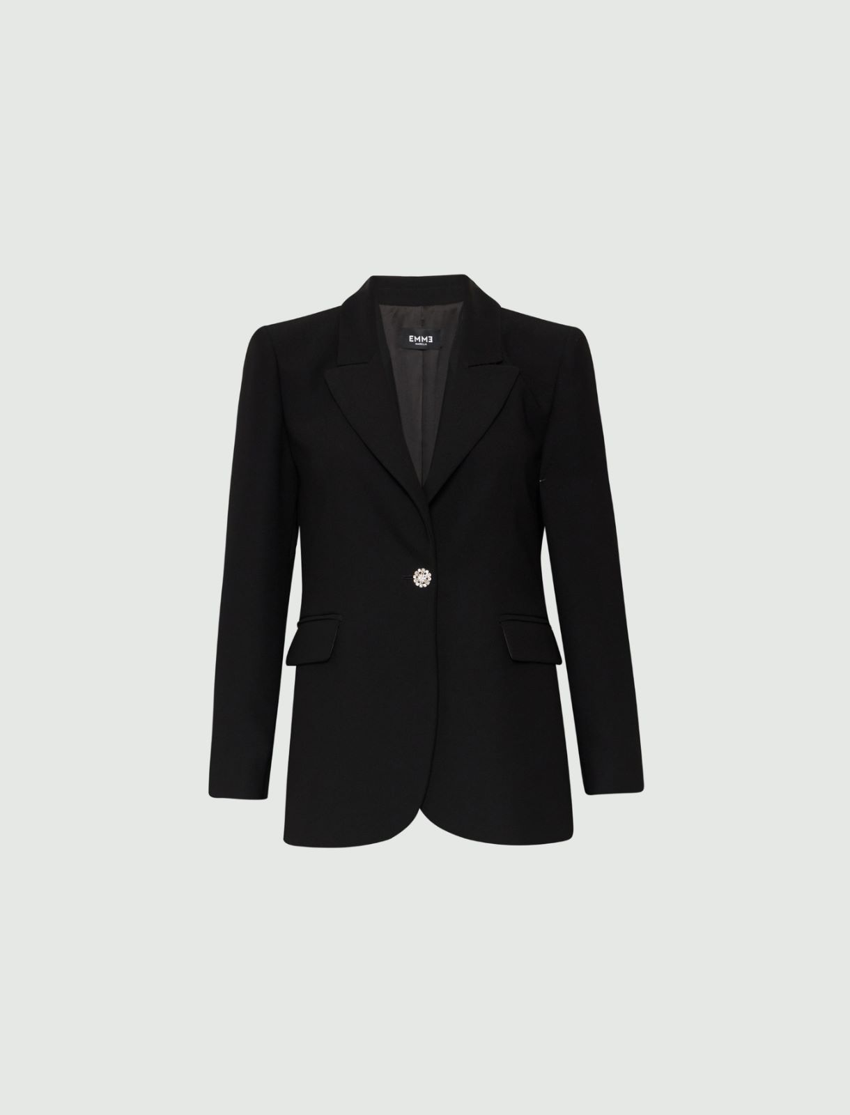 Slim-fit blazer - Black - Marella - 4