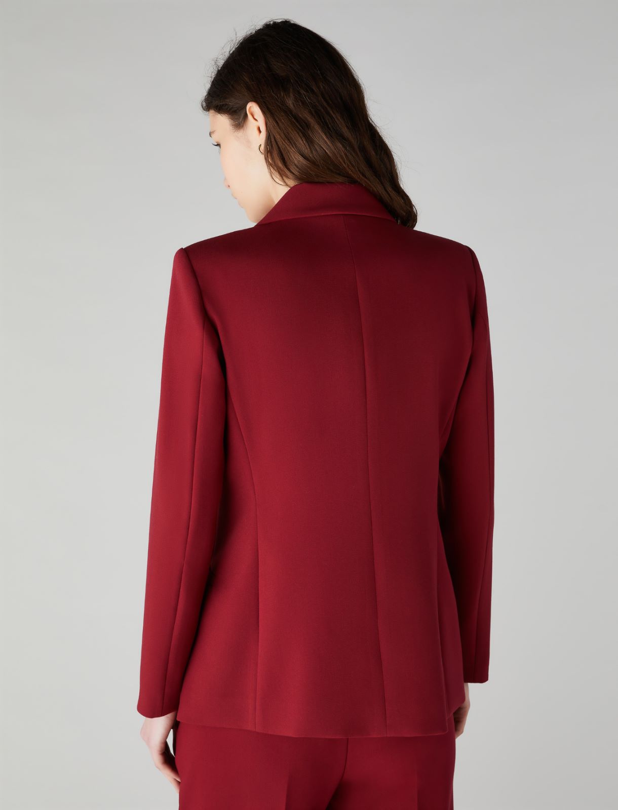 Double-breasted blazer - Bordeaux - Marella - 2