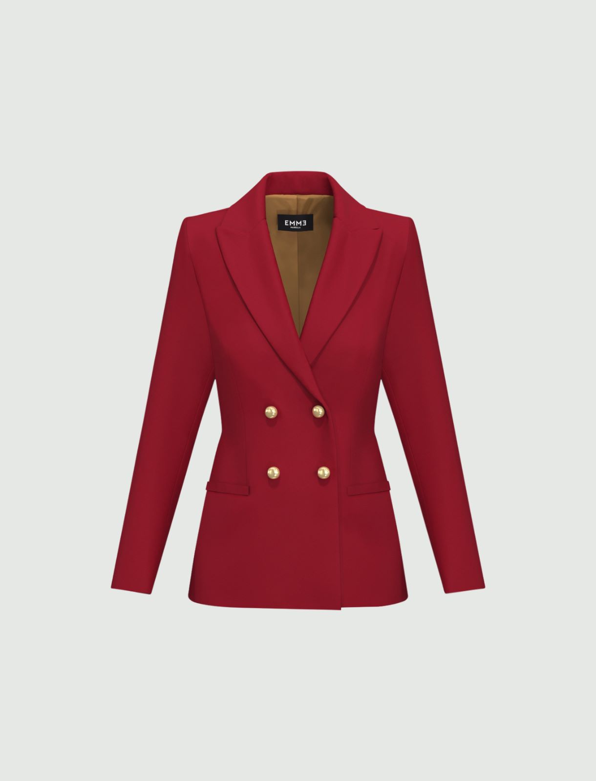 Double-breasted blazer - Bordeaux - Emme