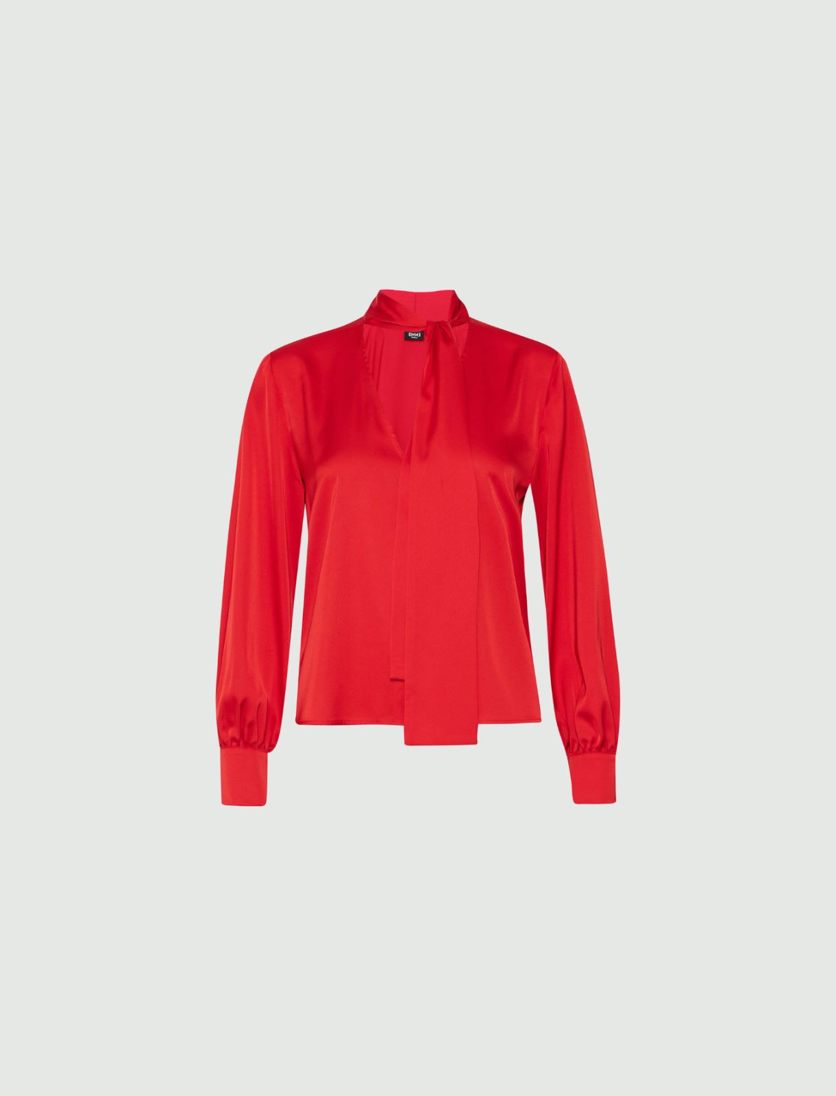 Shirt with sash detail - Red - Marella