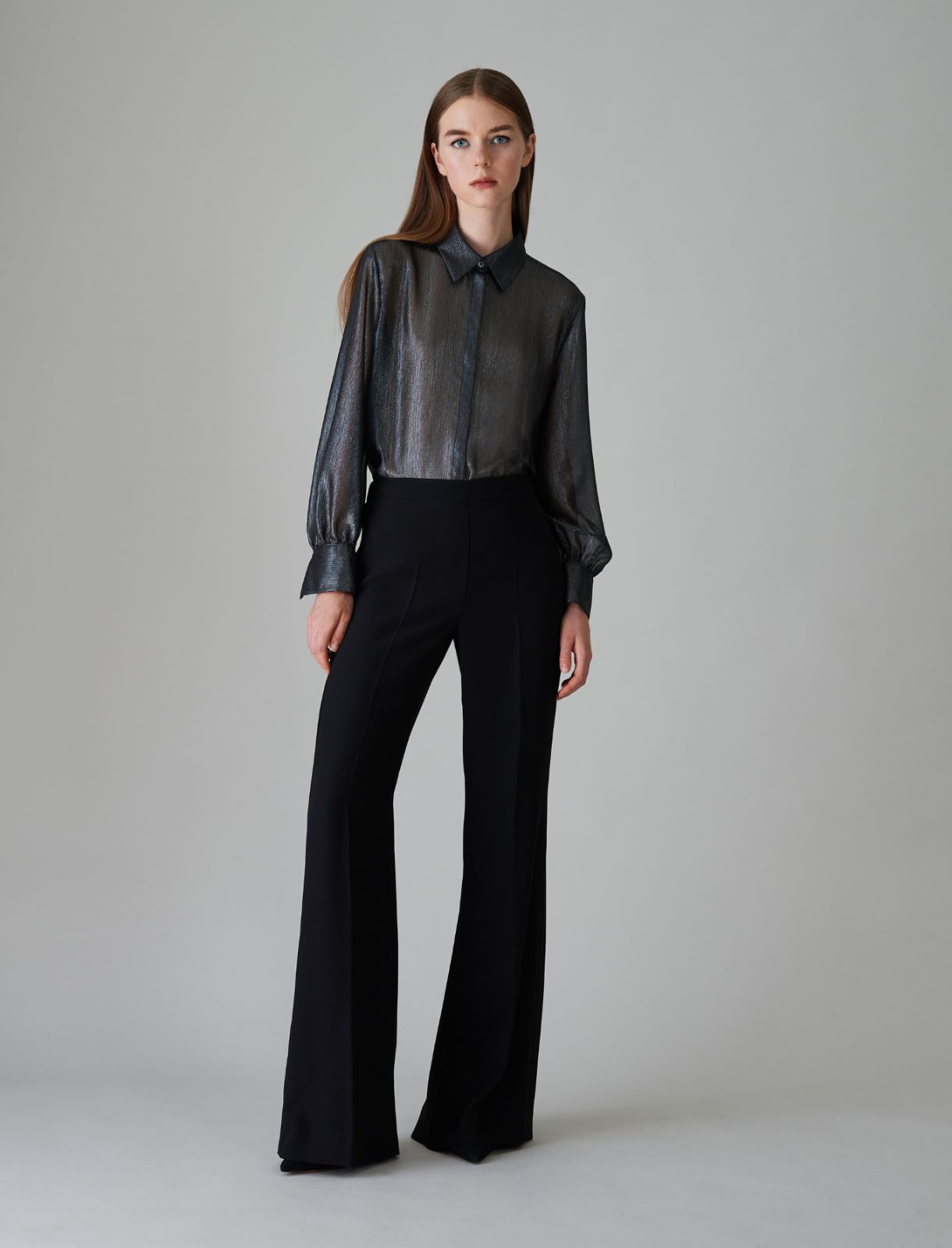 Flared trousers - Black - Marella