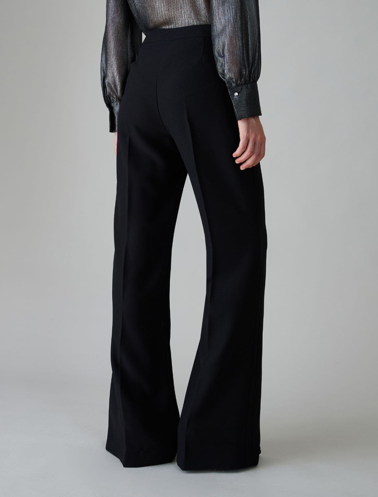 Flared trousers - Black - Marella - 2