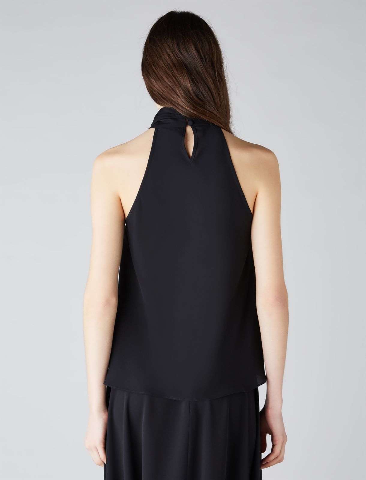 Top de cuello halter - Negro - Marella - 2