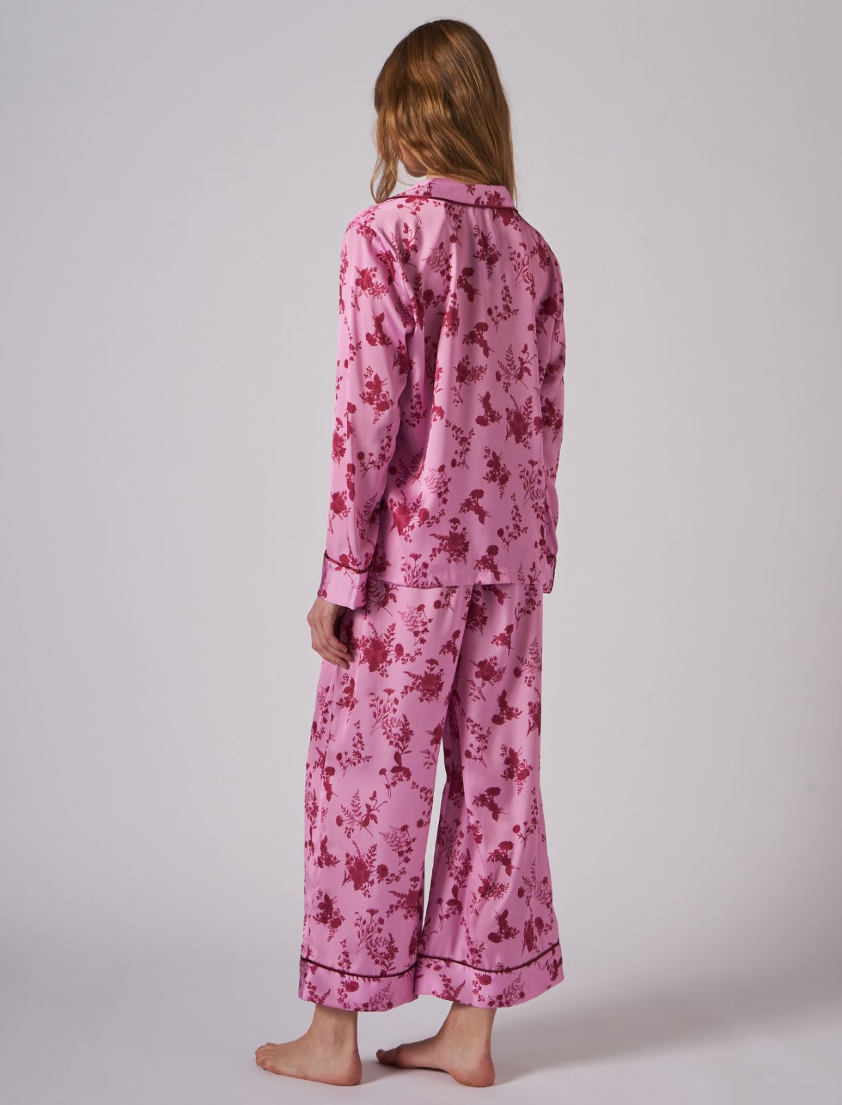 Printed satin pyjamas - Pink - Marella - 2