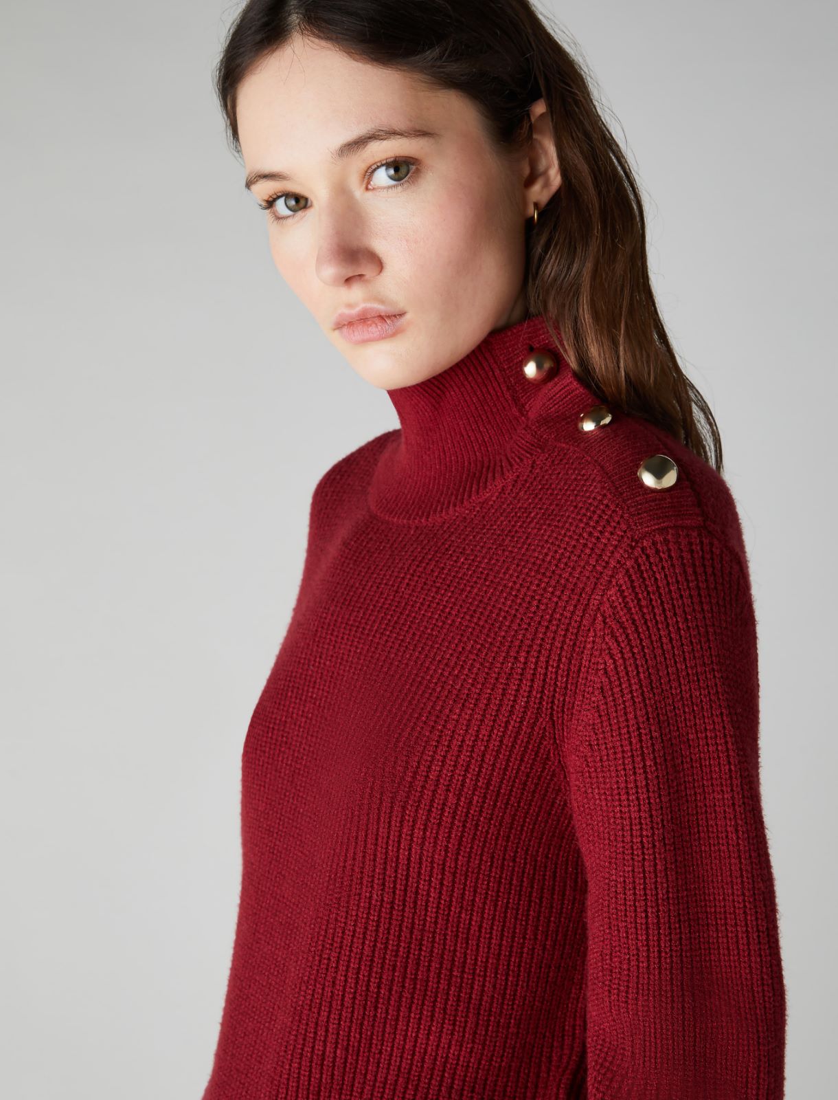 Mock polo-neck sweater - Ruby - Marella - 3