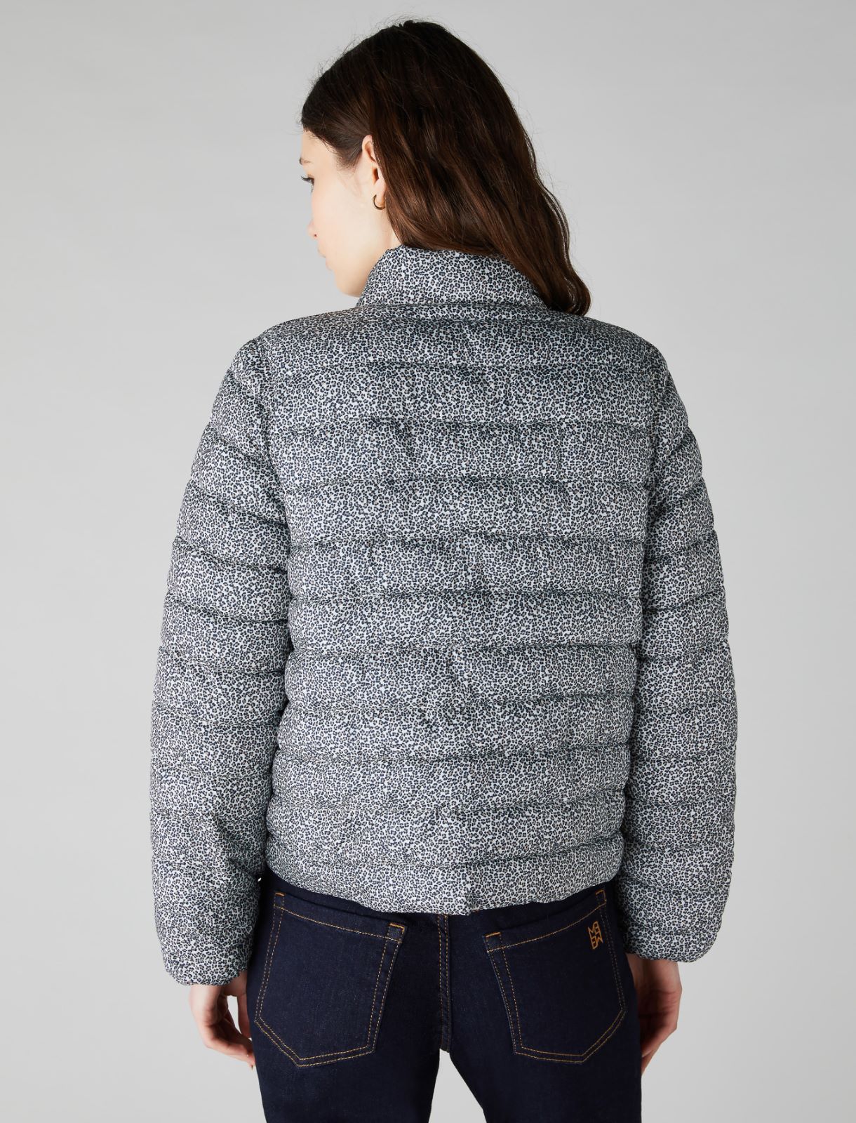 Reversible cropped down jacket - Mud - Marella - 2