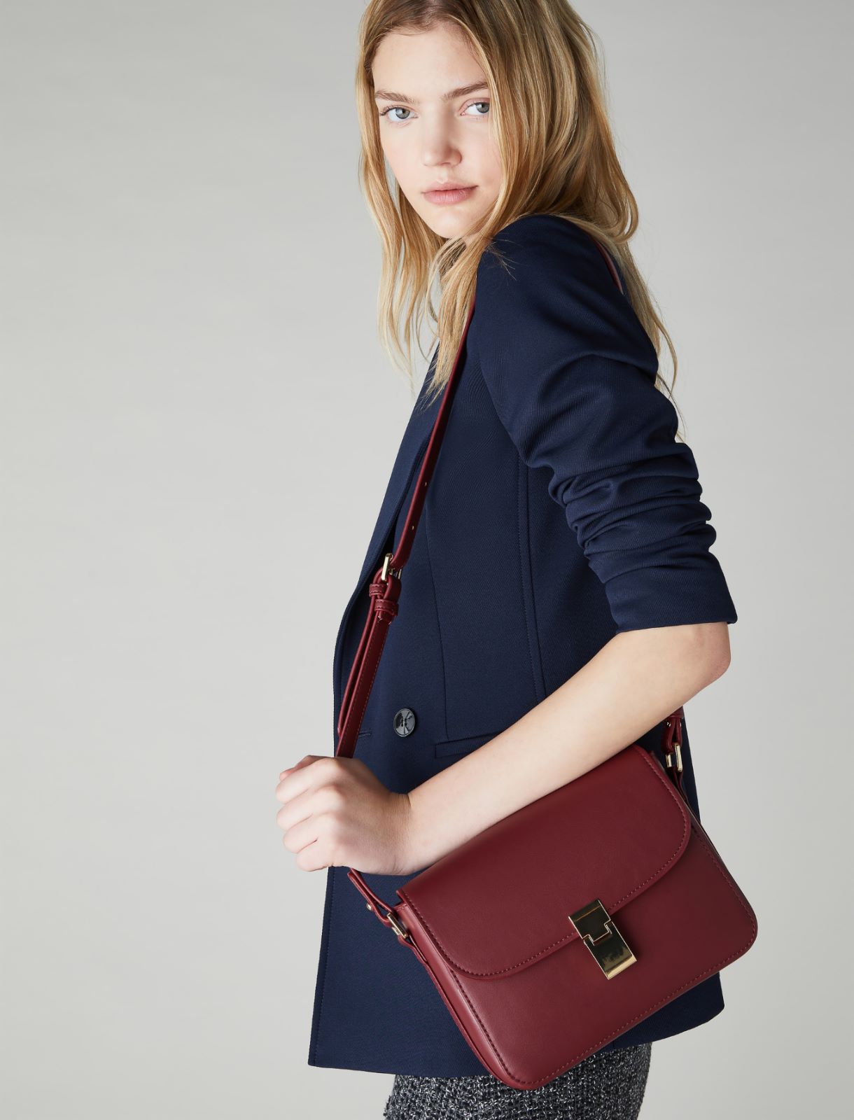 Flap-over bag - Bordeaux - Marella - 4