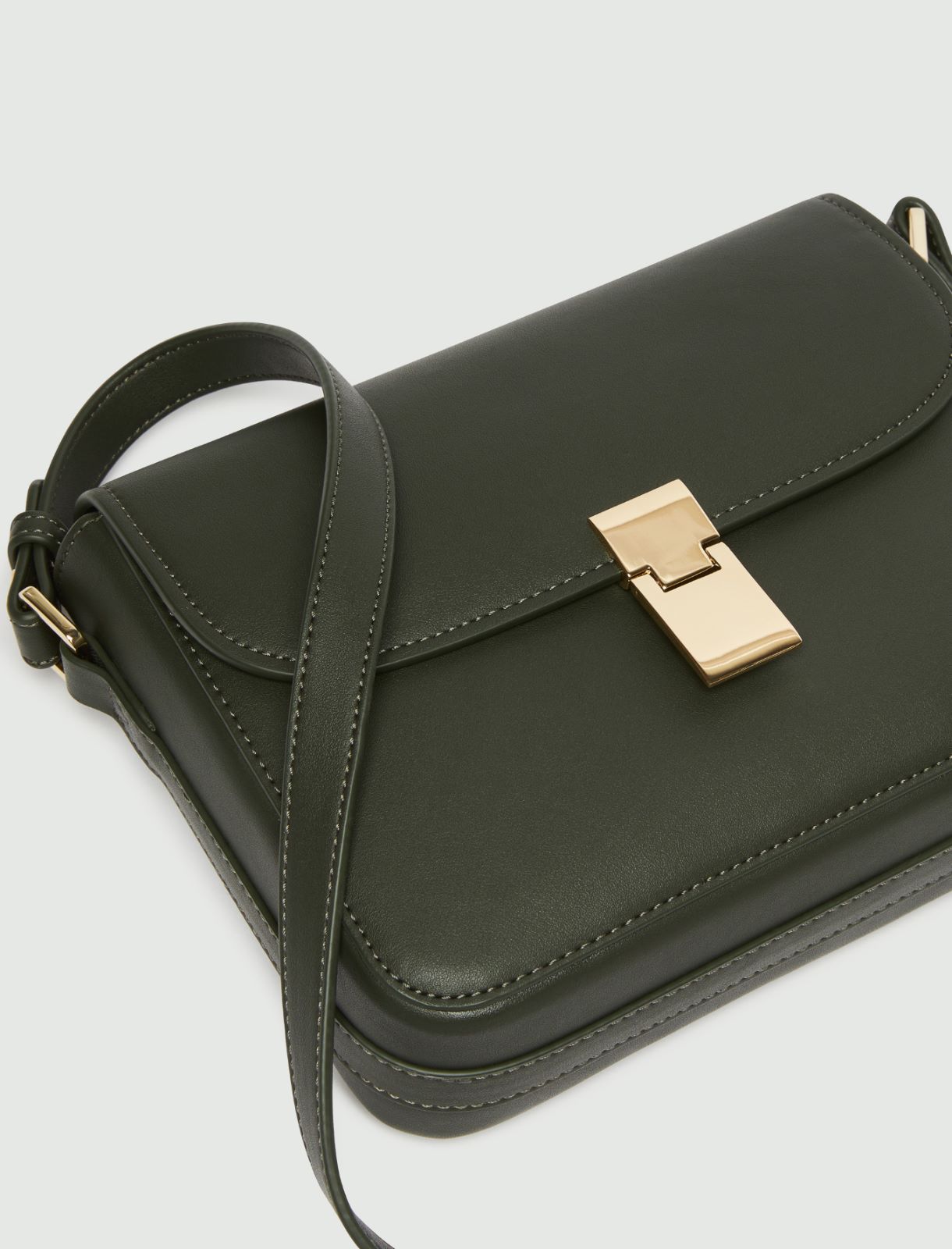 Flap-over bag, green | Marella