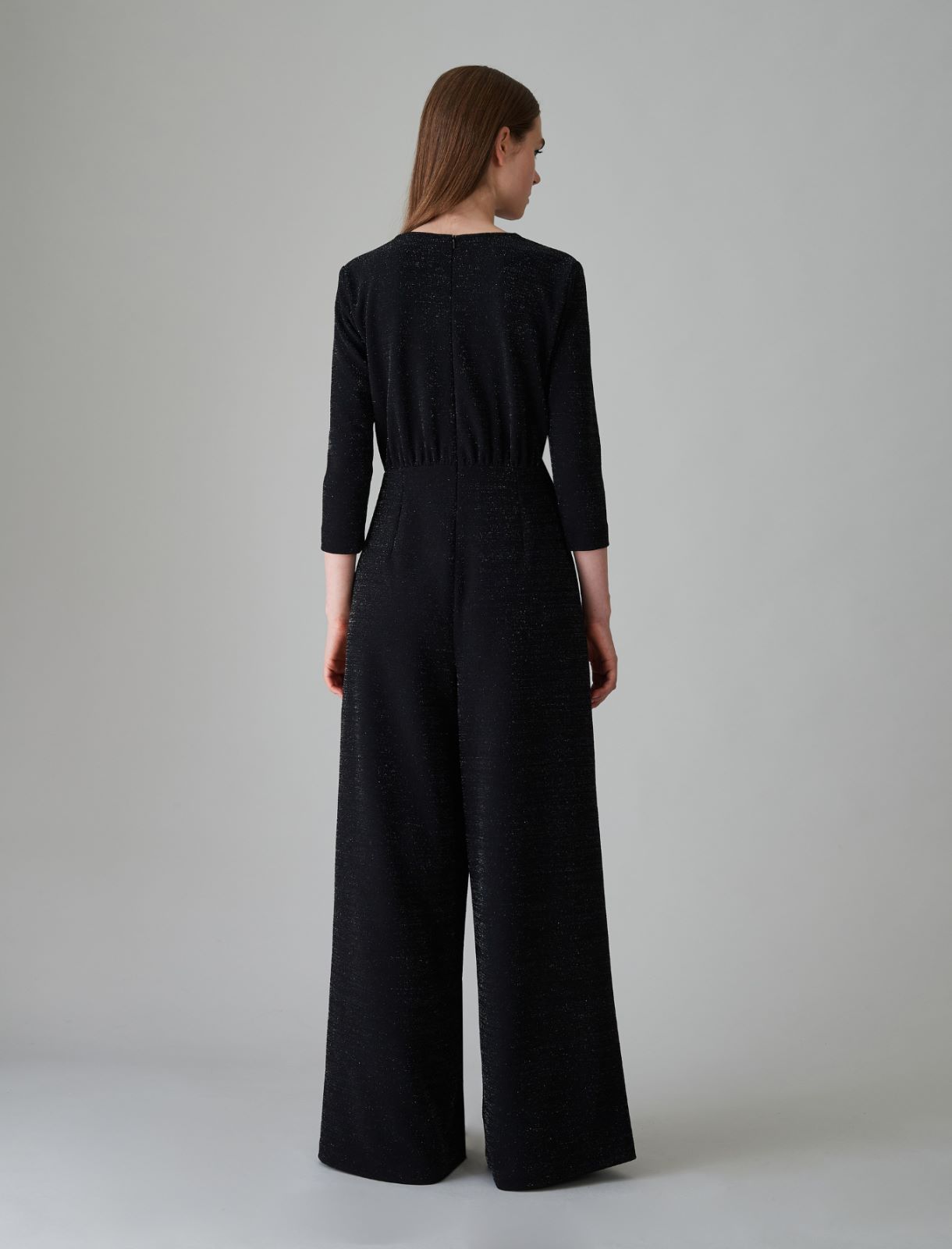 Crossover jumpsuit - Black - Marella - 3