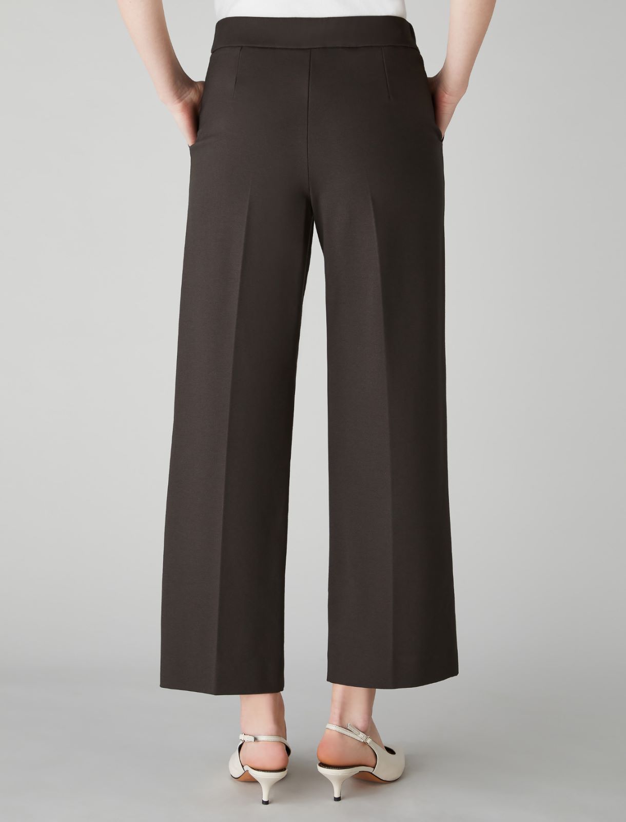 Straight-leg trousers - Kaki - Marella - 2