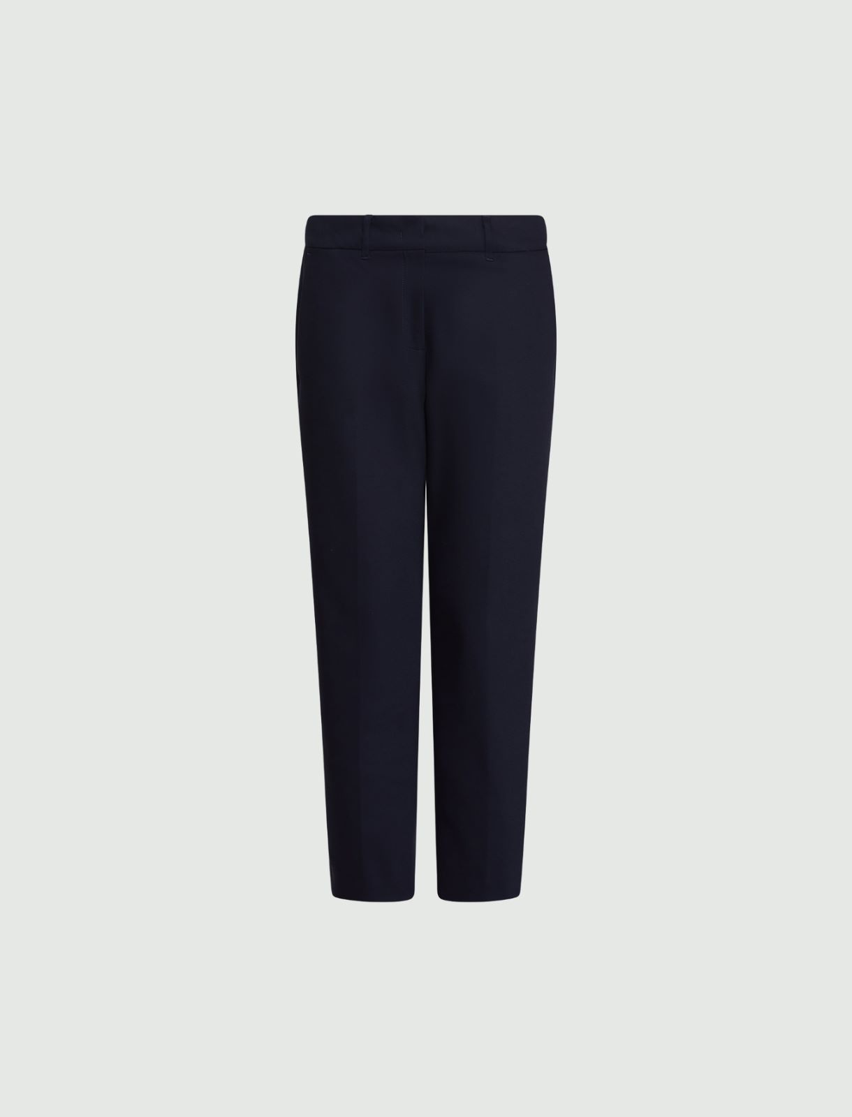 Stretch cotton trousers - Navy - Marella