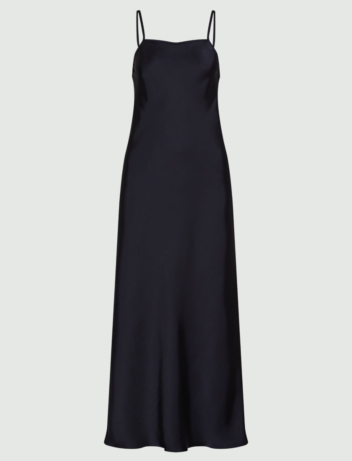 Satin slip dress - Navy - Marella