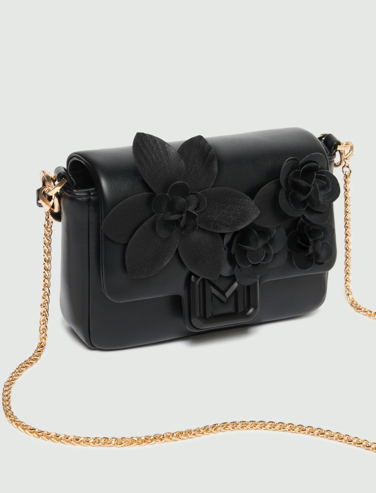 Embroidered mini bag with logo - Black - Marella - 3