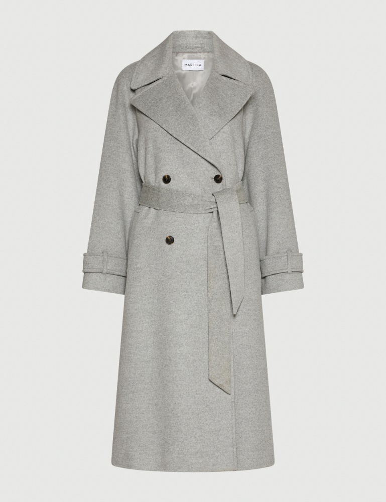 Wool and cashmere broadcloth coat - Marella