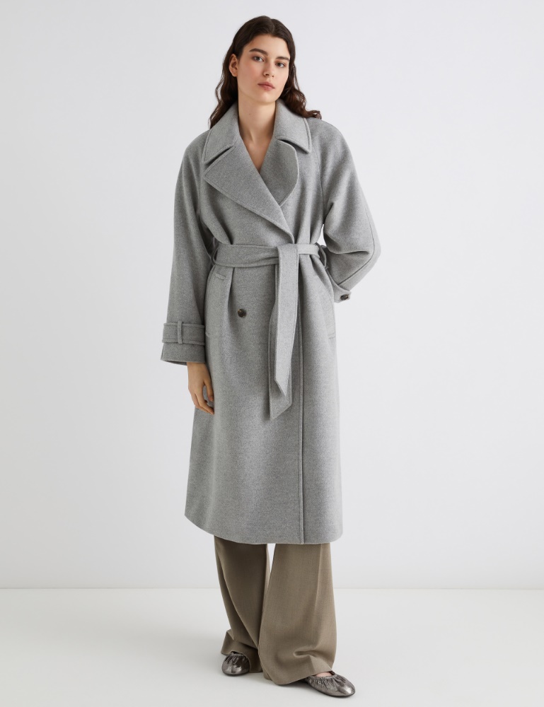 Wool and cashmere broadcloth coat - Marella