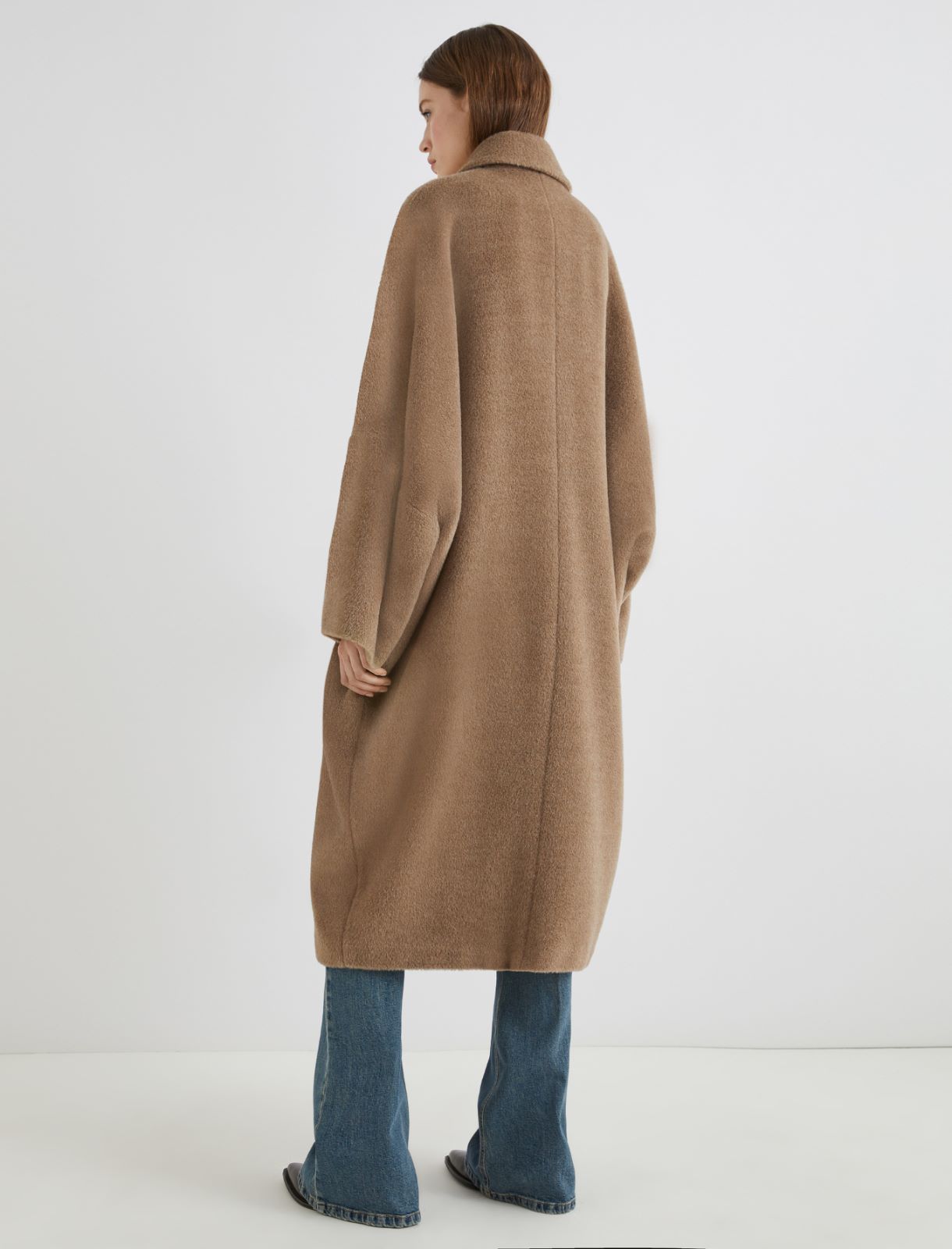 Oversized alpaca coat - TURTLEDOVE - Marella - 3