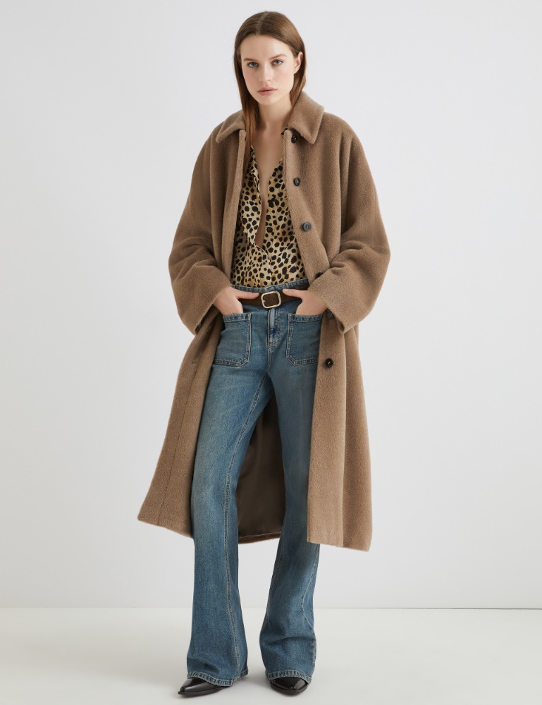 Oversized alpaca coat - Marella