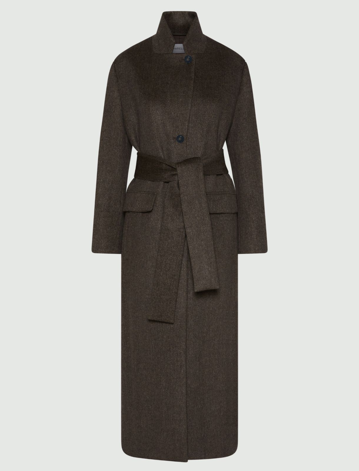 Single-breasted coat - BROWN - Marella