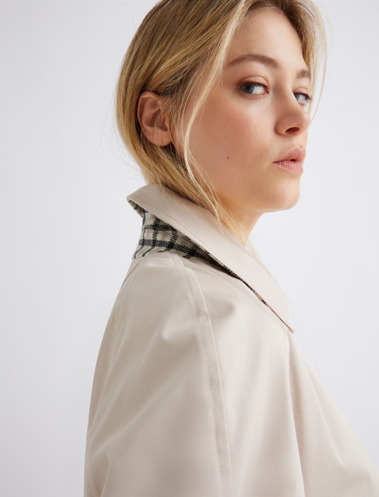 Short stretch gabardine trench coat - ROPE - Marella - 5