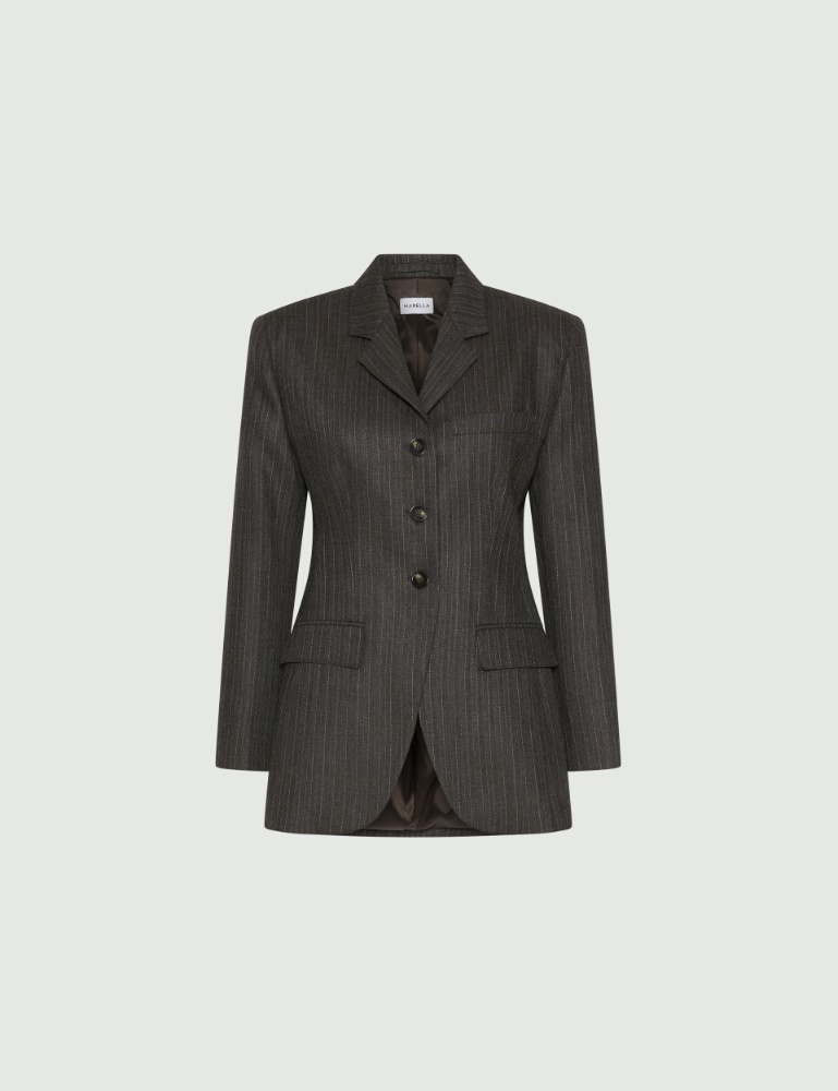 Slim-fit three-button blazer - Marella