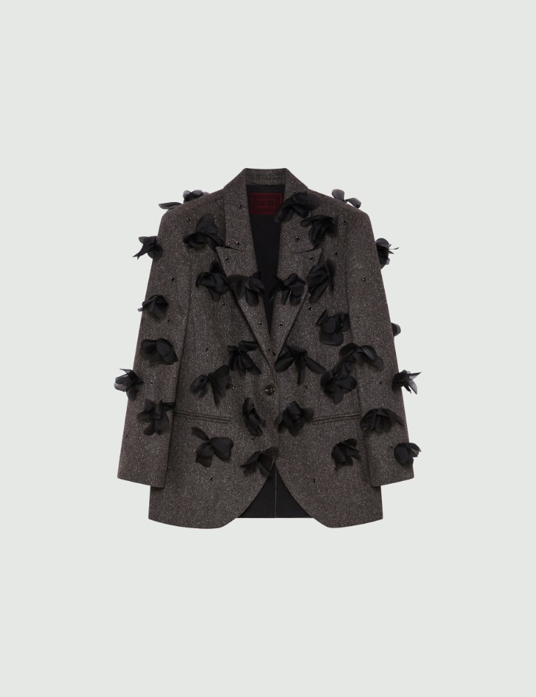 Blazer avec fleurs et broderies - Marella