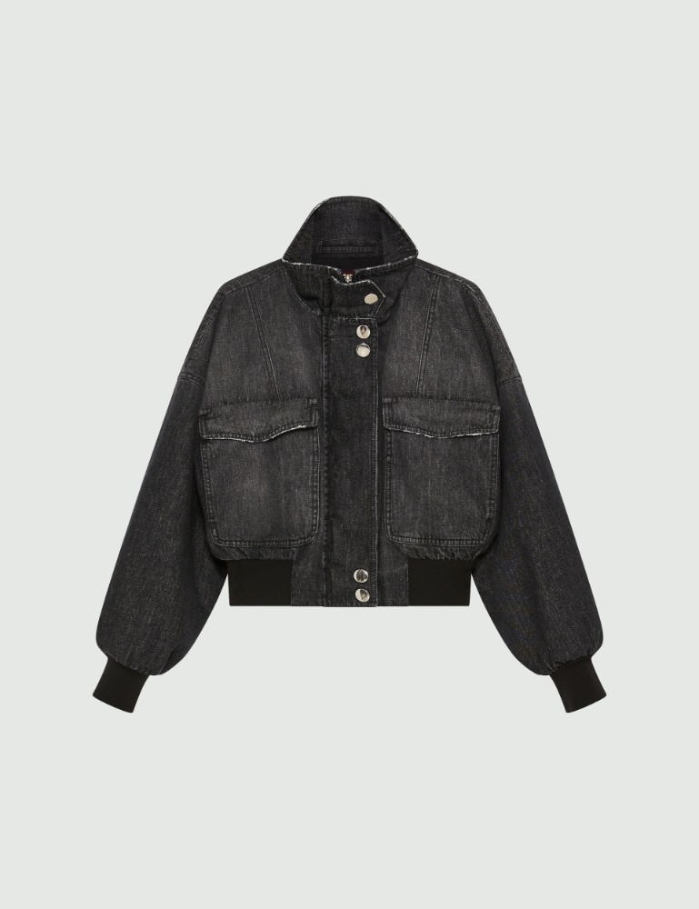 Denim bomber jacket - Marella