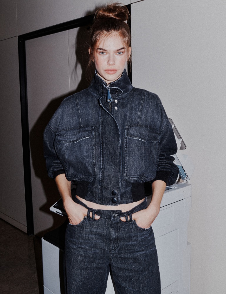 Denim bomber jacket - Marella