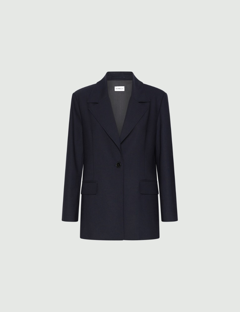 Jacket with half-belt detail - Marella