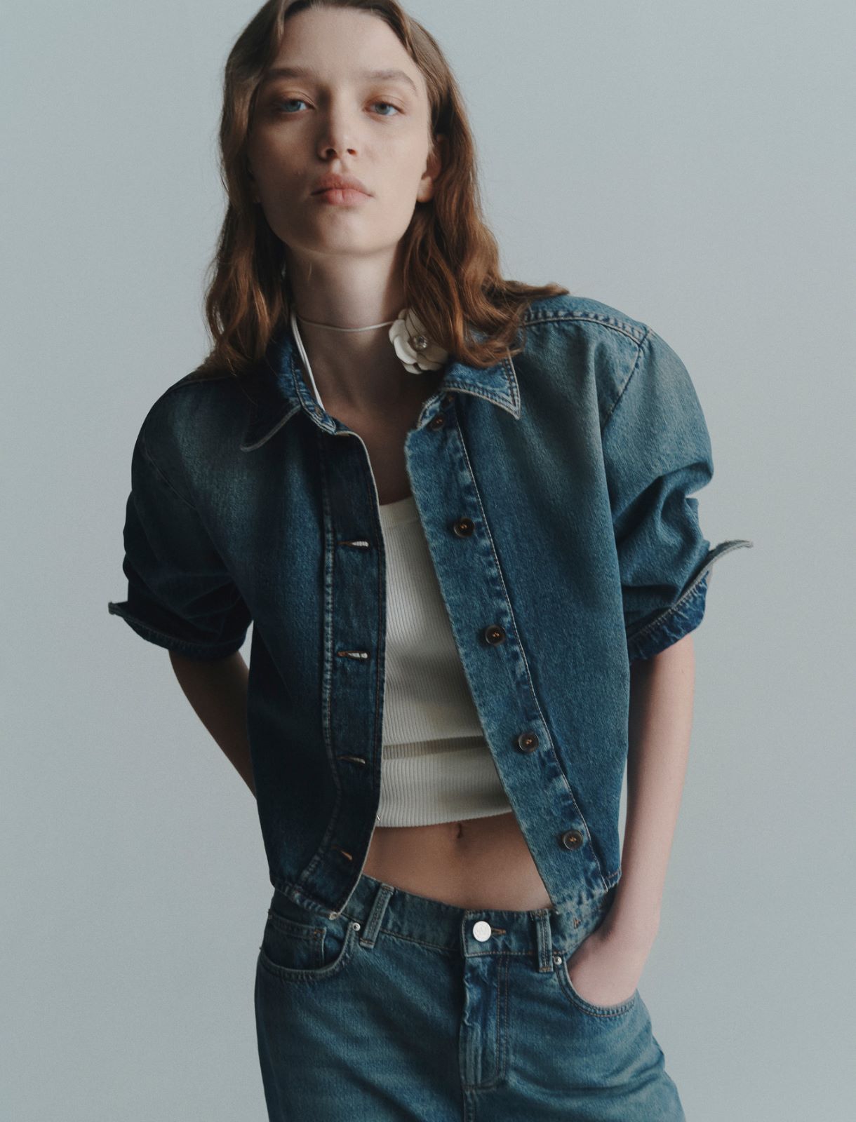Denim overshirt - BLUE JEANS - Marella - 3