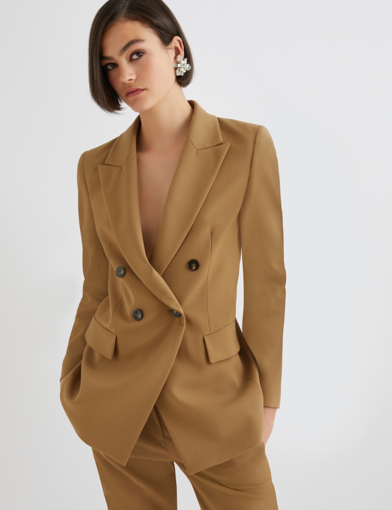 Double-breasted stretch blazer - Marella