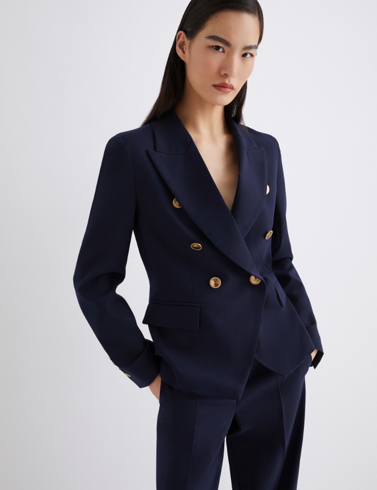 Veste ajustée en laine mélangée stretch - Marella