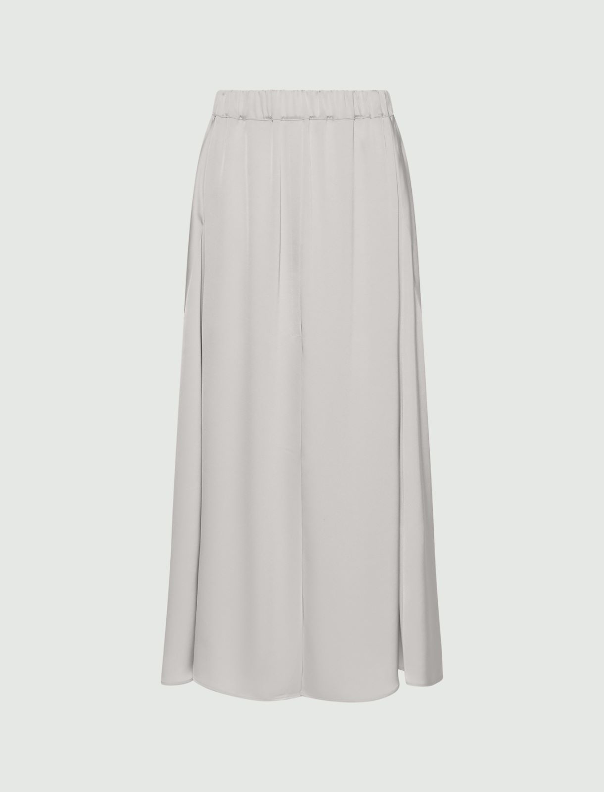 Flared satin skirt - CREAM - Marella