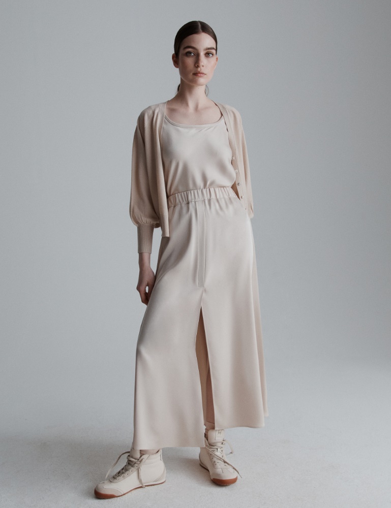 Flared satin skirt - Marella
