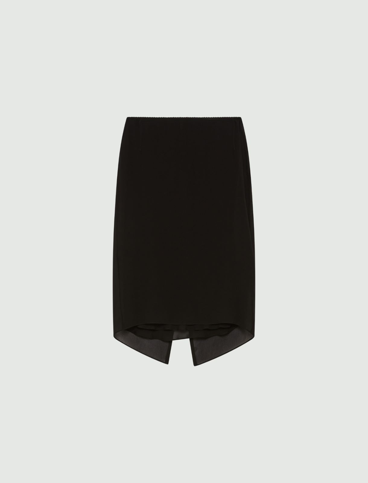 Georgette pencil skirt - BLACK - Marella