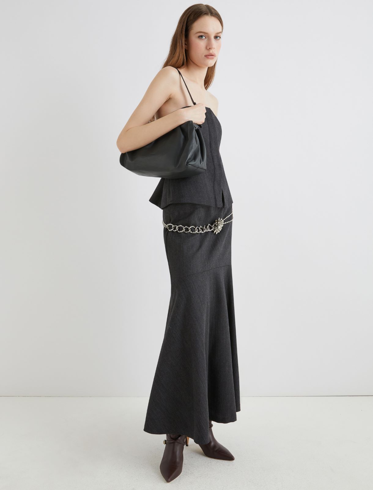 Bell-shaped skirt - GREY - Marella - 2