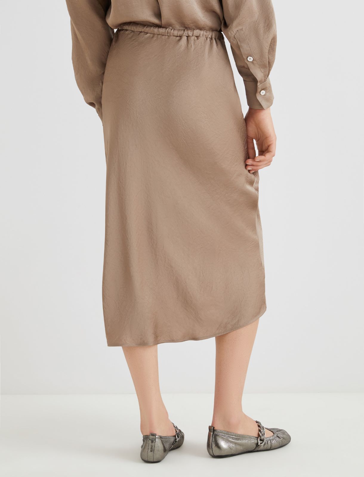 Calf-length skirt - MUD - Marella - 2