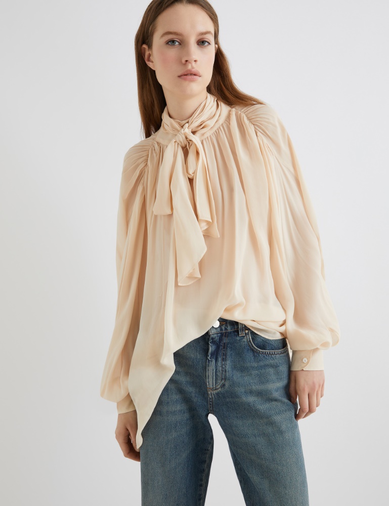 Pull avec intarsias en cachemire mélangé - Marella