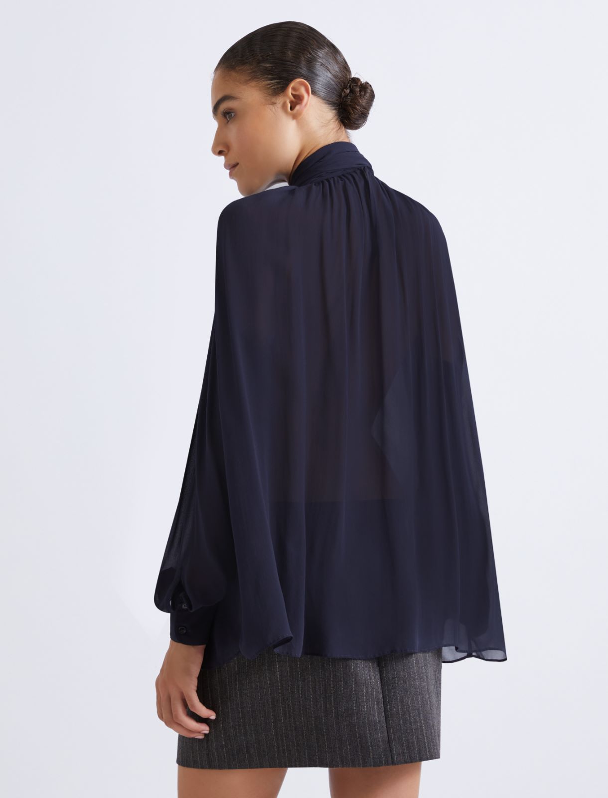 Pull avec intarsias en cachemire mélangé - MARINE - Marella - 3