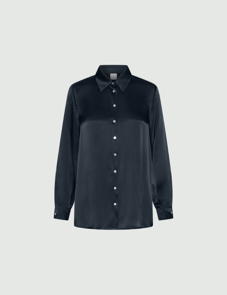 Silk-blend satin shirt - Marella