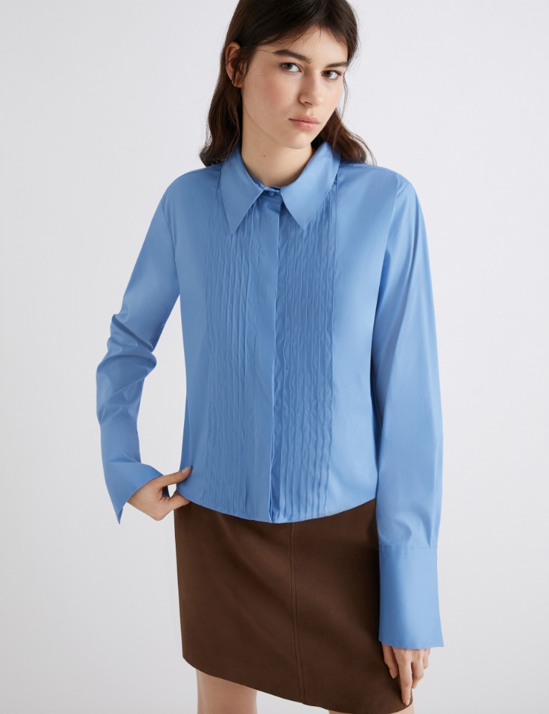 Chemise en popeline stretch - Marella