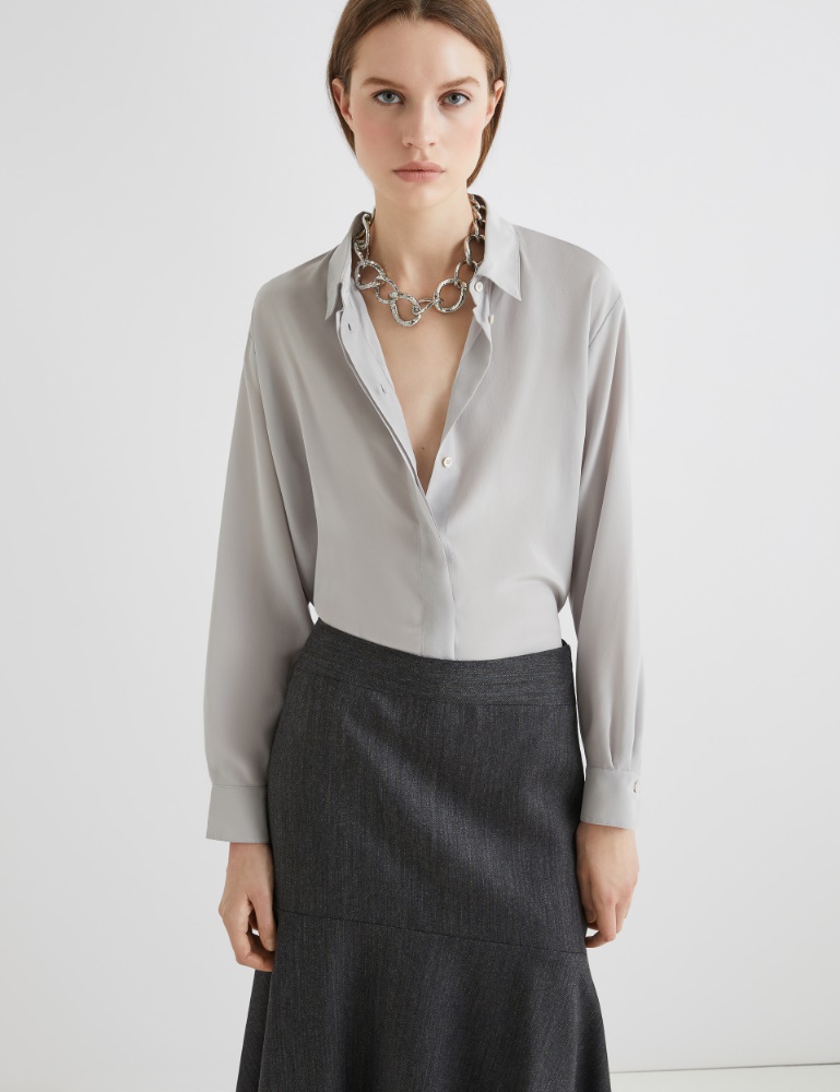 Pull ras du cou en jacquard - Marella
