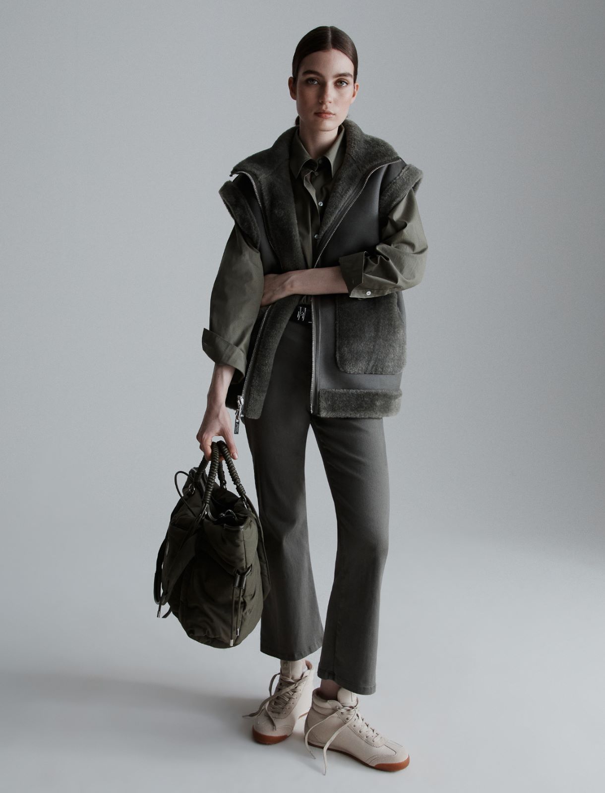 Poplin shirt - OLIVE - Marella - 2