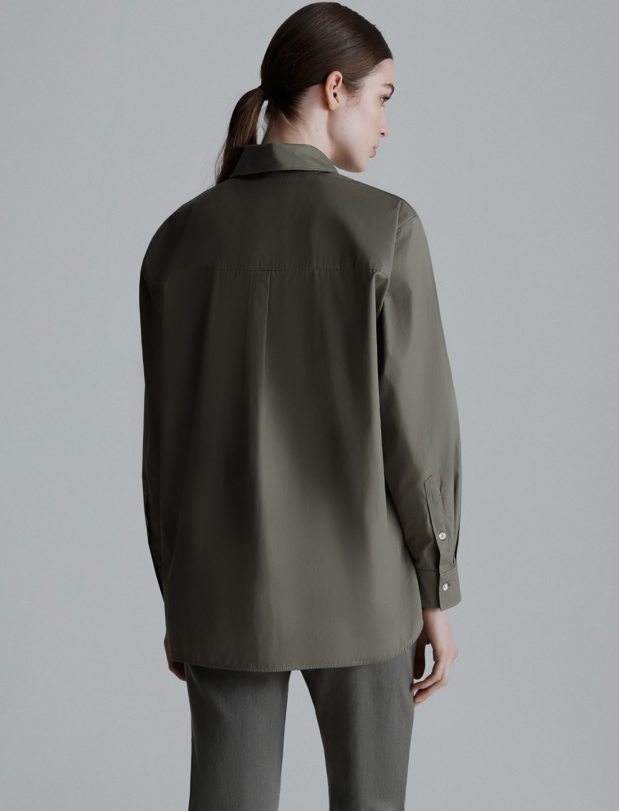 Poplin shirt - OLIVE - Marella - 3